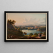 Vue du couvent de Rheinau, canton de Zurich - Johann Ludwig Bleuler — gerahmtes Bild an der Wand