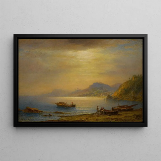 Johann Ludwig Ernst Morgenstern - Bay landscape.webp