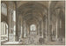 Ansicht des Chorgestühls und des Chores einer gotischen Kirche mit drei Schiffen - Johann Ludwig Ernst Morgenstern — Ansicht des Kunstwerks