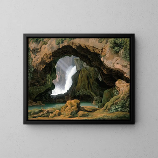 Johann Martin von Rohden - The Grotto of Neptune in Tivoli.webp