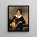 Bons amis - Johann Matthias Ranftl — gerahmtes Bild an der Wand