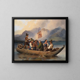 Johann Matthias Ranftl - berfahrt am Wolfgangsee.webp