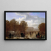 Patinage sur le Wissahickon - Johann Mongels Culverhouse — gerahmtes Bild an der Wand