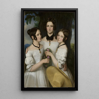 Johann Nejebse - Portrait of three girls.webp