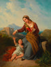 Italienisches Bauernbild mit Kind - Johann Nepomuk Ender — Ansicht des Kunstwerks