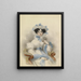 Portrait Henriette d'Autriche - Johann Nepomuk Ender — gerahmtes Bild an der Wand