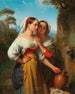 Junge italienische Frauen an der Fontäne - Johann Nepomuk Ender — Ansicht des Kunstwerks