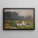 Im Feld - Johann Nepomuk Geiger — gerahmtes Bild an der Wand