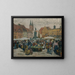 Markt in Nürnberg - Johann Nepomuk Geiger — gerahmtes Bild an der Wand