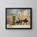 Nach der Schule - Johann Nepomuk Mayer — gerahmtes Bild an der Wand