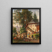 Dorffest - Johann Nepomuk Passini — gerahmtes Bild an der Wand