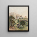 Schenna in der Nähe von Meran - Johann Nepomuk Passini — gerahmtes Bild an der Wand