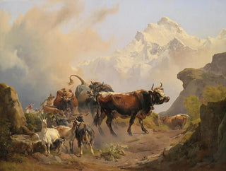 Die transhumance - Johann Nepomuk Rauch — Ansicht des Kunstwerks