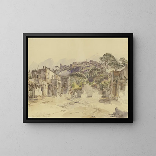 Johann Nepomuk Rauch - Fuori la grotta di Posilipo.webp