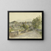 Eingang bei Marglia Colla, Villa des Marquis Luchesimi - Johann Nepomuk Rauch — gerahmtes Bild an der Wand
