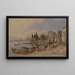 Quai de Gaeta - Johann Nepomuk Rauch — gerahmtes Bild an der Wand