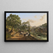 Repos sur la route - Johann Nepomuk Rauch — gerahmtes Bild an der Wand