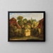 Eine Ansicht eines majestätischen Parks - Johann Nepomuk Schadlberger — gerahmtes Bild an der Wand