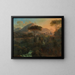Villa Gregoriana à Tivoli - Johann Nepomuk Schadlberger — gerahmtes Bild an der Wand