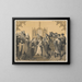 Hochzeit von Joseph und Maria - Johann Nepomuk Strixner — gerahmtes Bild an der Wand