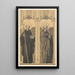 Saint Benoît et Philippe - Johann Nepomuk Strixner — gerahmtes Bild an der Wand