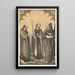Saint Jacques le Mineur Matthieu et André - Johann Nepomuk Strixner — gerahmtes Bild an der Wand