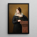Portrait von Florentina Troclet-Fautz - Johann Peter Krafft — gerahmtes Bild an der Wand