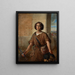 David mit dem Kopf von Goliath - Johann Peter Krafft — gerahmtes Bild an der Wand
