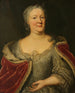 Portrait von Marie-Louise von Hessen-Kassel, genannt MaaikeMeu, Witwe des Friesen-Stathouders Jean-Guillaume Friso, Fürst von Orange-Nassau - Johann Philipp Behr — Ansicht des Kunstwerks