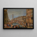 Ansicht des Ponte dei Pugni - Johann Richter — gerahmtes Bild an der Wand