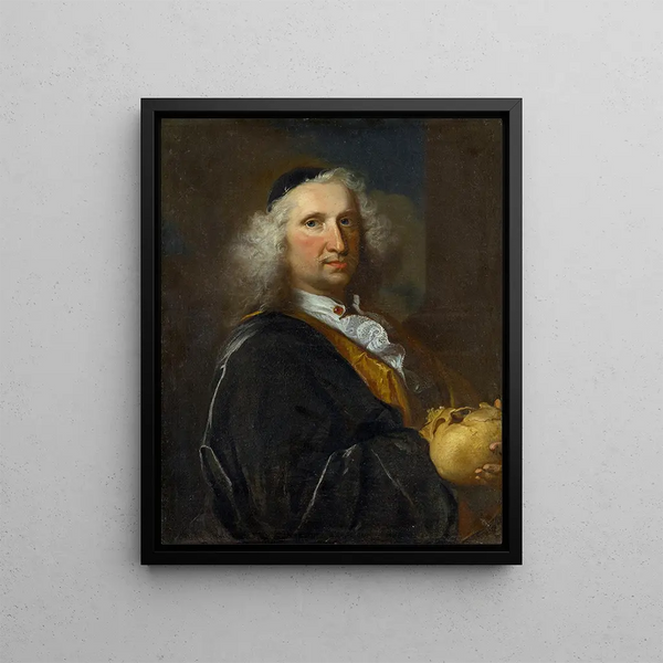 Johann Rudolf Huber the elder - Portrait of Doctor Franz Platter.webp