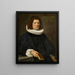 Portrait des Professors Sebastian Faesch 1647-1712 - Johann Rudolf Huber der Ältere — gerahmtes Bild an der Wand