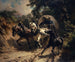 Kutsche des Boten in einer Mulde - Johann Rudolf Koller — Ansicht des Kunstwerks