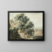 Italienisches Landschaftsgemälde - Johann Schilbach — gerahmtes Bild an der Wand