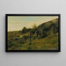 Landschaft mit Wiese und Felsen - Johann Till der Jüngere — gerahmtes Bild an der Wand
