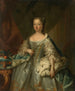 Portrait von Anne von Hannover, königliche Prinzessin und Prinzessin von Oranien, Gemahlin von Prinz Wilhelm IV - Johann Valentin Tischbein — Ansicht des Kunstwerks