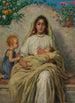 Eine Mutter mit Kindern auf der südlichen Veranda - Johann Victor Krämer — Ansicht des Kunstwerks