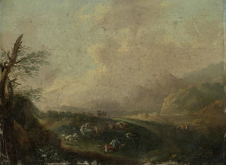 Johann Wilhelm Becker - Landscape with Resting Shepherd.webp