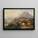 Vue sur le Pilatus avec Tomlishorn - Johann Wilhelm Jankowski — gerahmtes Bild an der Wand