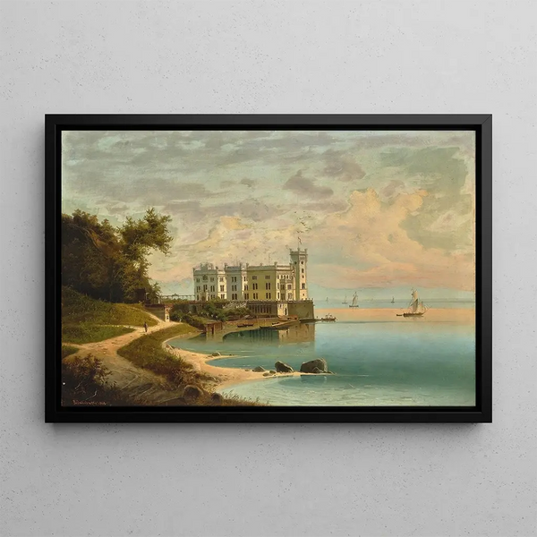 Johann Wilhelm Jankowski - Schloss Miramare.webp