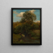 Am Bach - Johann Wilhelm Schirmer — gerahmtes Bild an der Wand