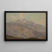 Blick auf die Berge - Johann Wilhelm Schirmer — gerahmtes Bild an der Wand