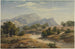 Ansicht nach Osten auf Rocca Canterano und die Mamellen im Hintergrund - Johann Wilhelm Schirmer — Ansicht des Kunstwerks