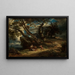 L'embuscade - Johann Wilhelm Schirmer — gerahmtes Bild an der Wand