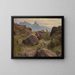 Studie eines Felsen bei Goldau - Johann Wilhelm Schirmer — gerahmtes Bild an der Wand