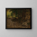 Weg in den Bergen in der Schweiz - Johann Wilhelm Schirmer — gerahmtes Bild an der Wand
