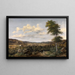 Landschaft in Belgien - Johann Wilhelm Schirmer — gerahmtes Bild an der Wand
