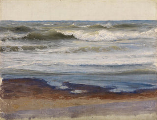 Johann Wilhelm Schirmer - Meeresbrandung an der Kste der Normandie.webp
