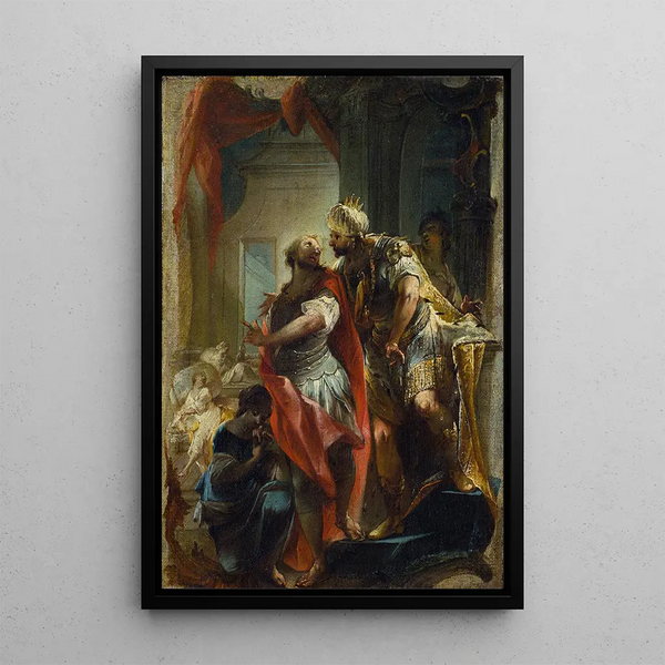 Johann Wolfgang Baumgartner - St Sampson With Emperor Justinian.webp