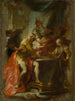 Der Mord an König Eduard, König und Märtyrer - Johann Wolfgang Baumgartner — Ansicht des Kunstwerks